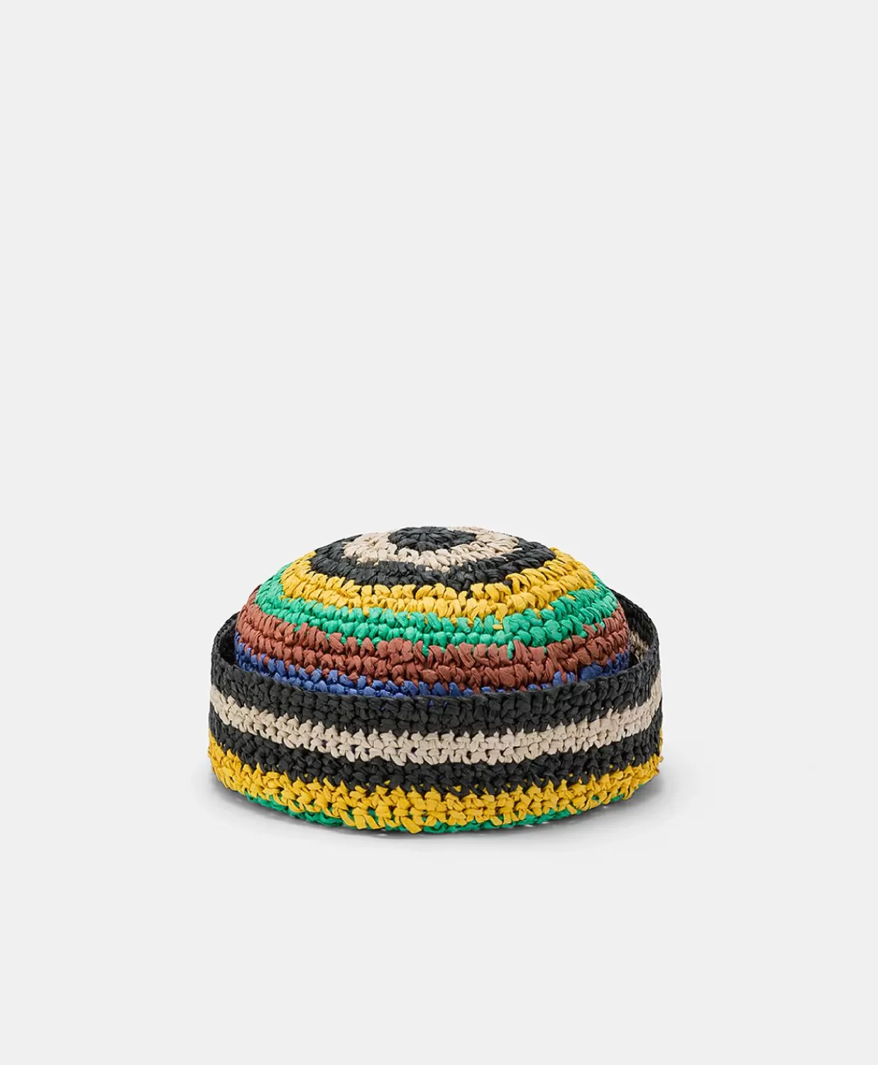 Cappelli>Momoni Cappello Conejitax In Raffia A Righe - Multicolor