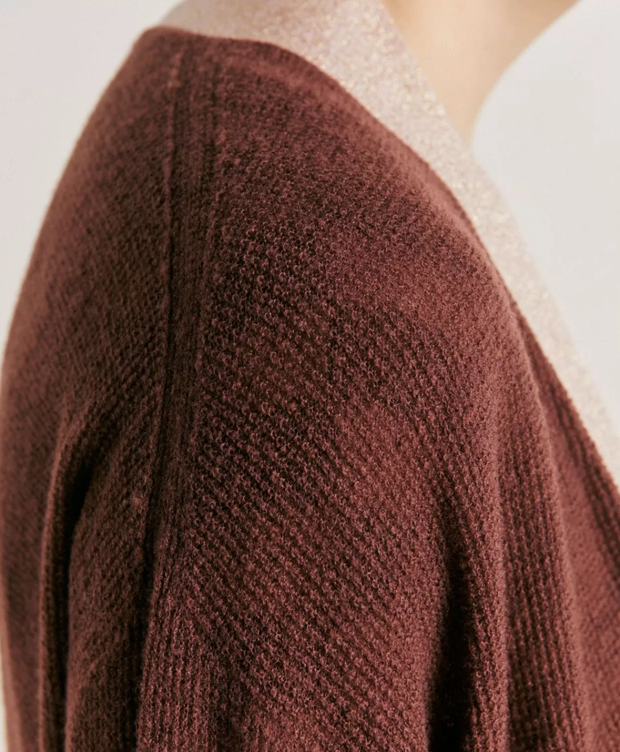 Maglieria>Momoni Cardigan Flossy Perlata Dettagli Lurex - Glace'