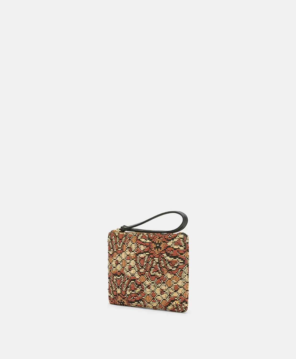 Borse E Pochette>Momoni Clutch Fragua Con Intreccio - Nero Multicolor