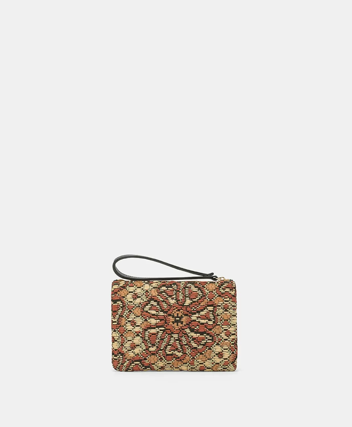 Borse E Pochette>Momoni Clutch Fragua Con Intreccio - Nero Multicolor