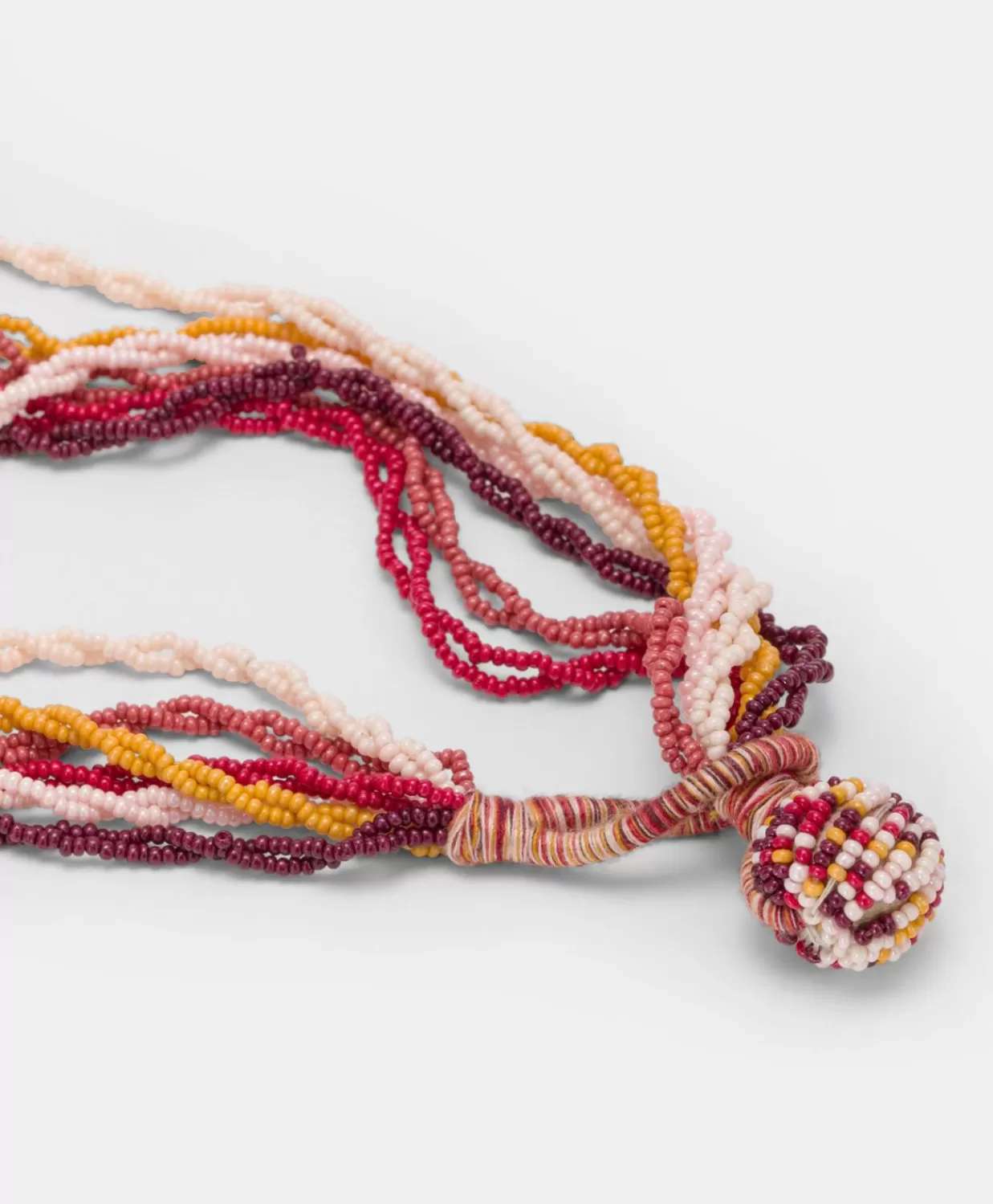 Bijoux>Momoni Collana Rubiela Con Perline - Bruciato/Multicolor