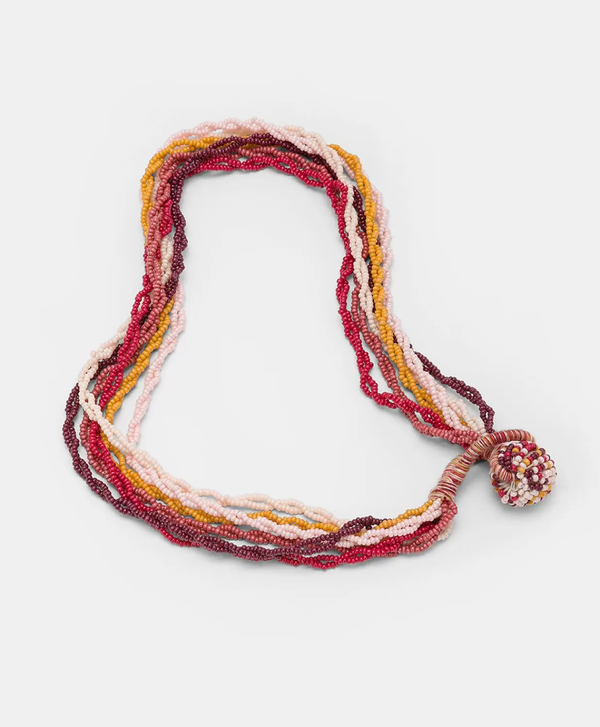 Bijoux>Momoni Collana Rubiela Con Perline - Bruciato/Multicolor