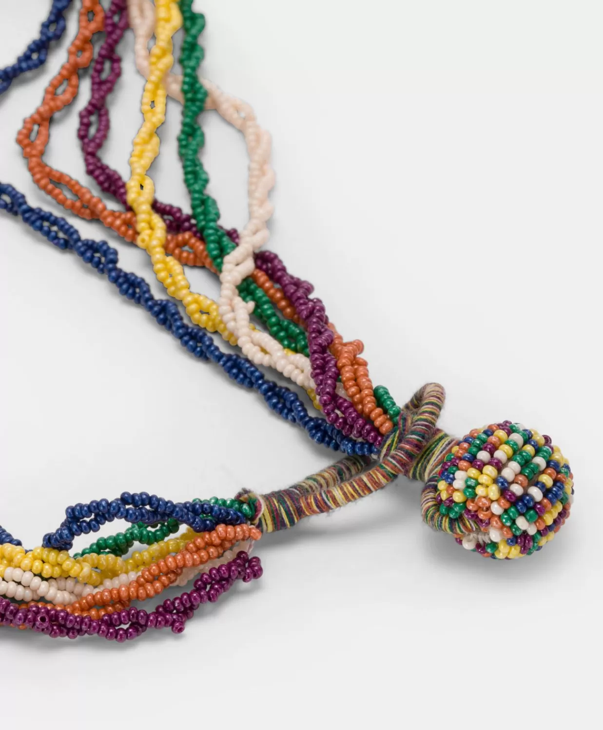Bijoux>Momoni Collana Rubiela Con Perline - Verde/Multicolor