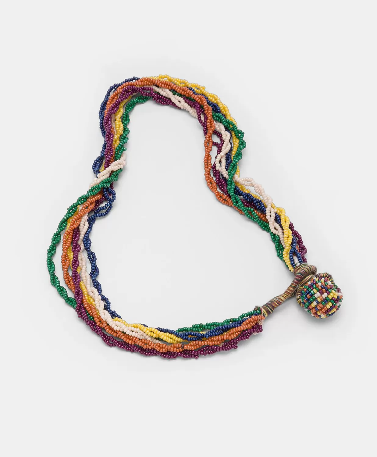 Bijoux>Momoni Collana Rubiela Con Perline - Verde/Multicolor