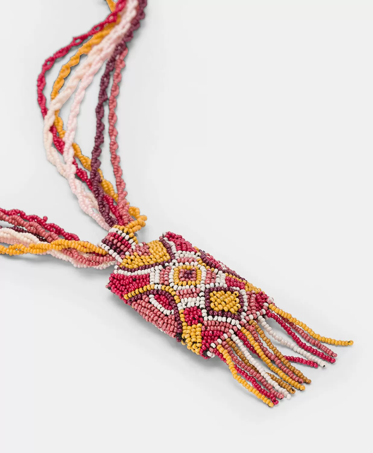 Bijoux>Momoni Collana Vidrier Con Perline - Bruciato/Multicolor