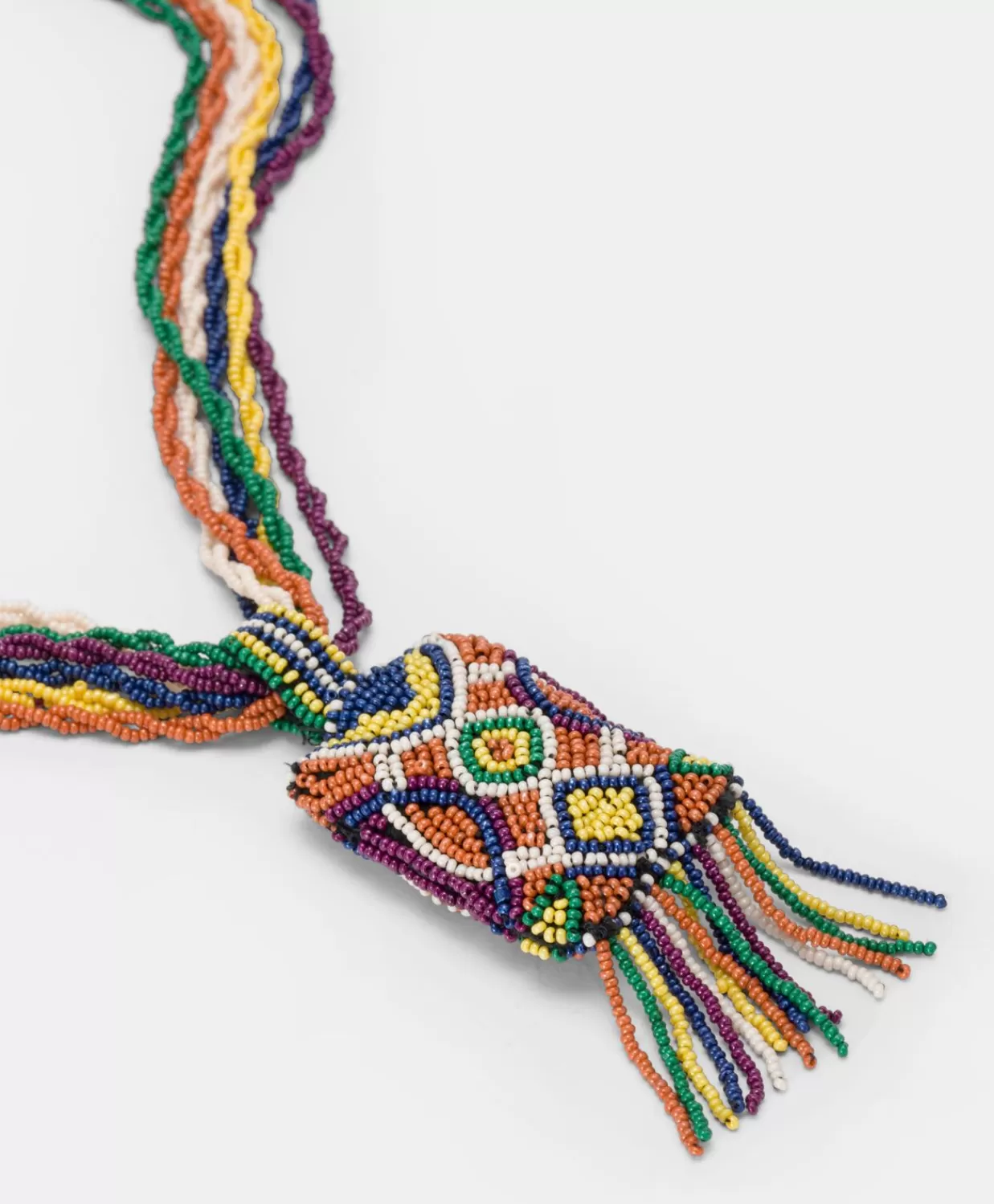 Bijoux>Momoni Collana Vidrier Con Perline - Verde/Multicolor