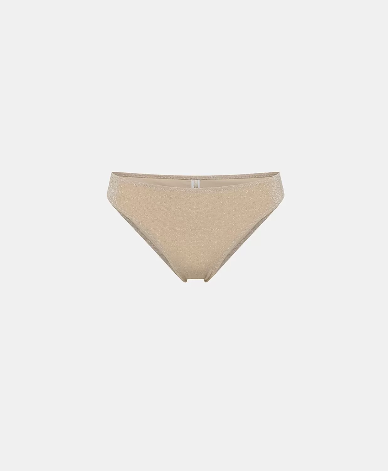 Costumi Da Bagno>Momoni Costume Madi Slip In Jersey Lurex - Sabbia