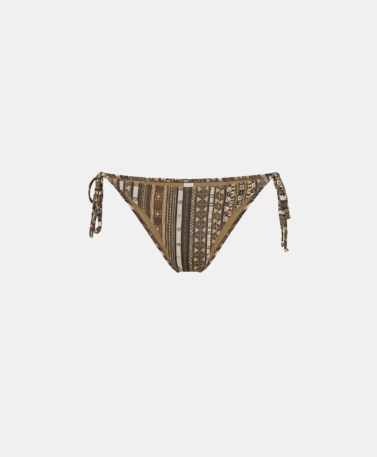 Costumi Da Bagno>Momoni Costume Malene Slip - Nero Multicolor