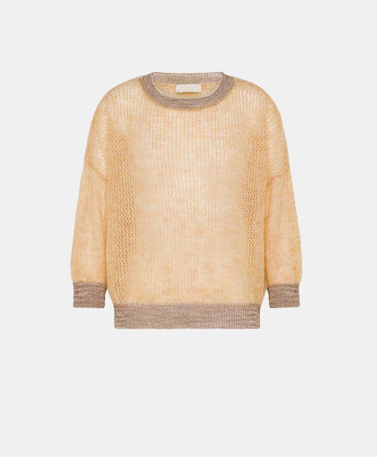 Maglieria>Momoni Maglia Bella In Soft Mohair - Arancio