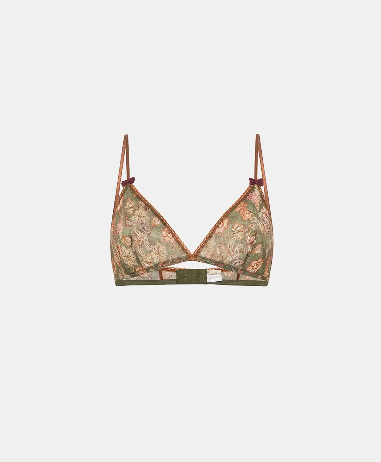 Reggiseni>Momoni Reggiseno Amethist In Nylon Stampato - Army Multicolor
