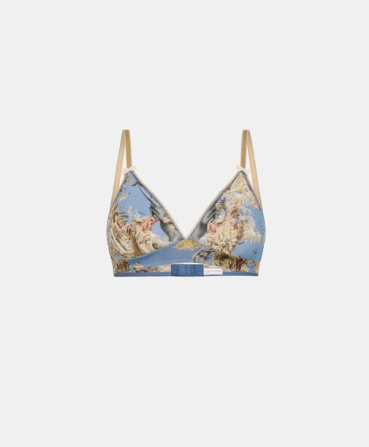 Reggiseni>Momoni Reggiseno Tutu In Nylon Stampato - Ceruleo Multicolor