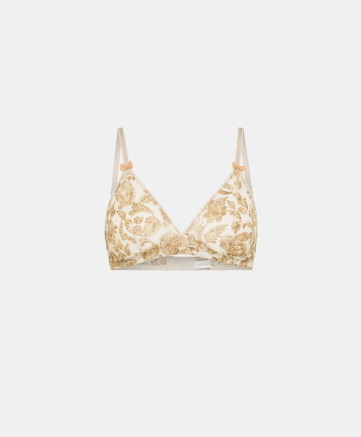 Reggiseni>Momoni Reggiseno Tutu In Nylon Stampato - Panna / Multicolor