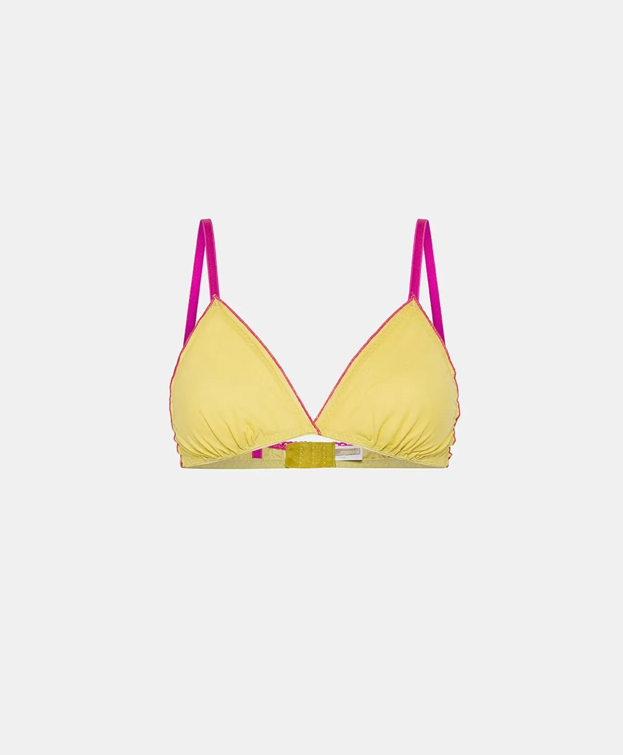 Reggiseni>Momoni Reggiseno Vipera Con Voile Di Cotone - Acido