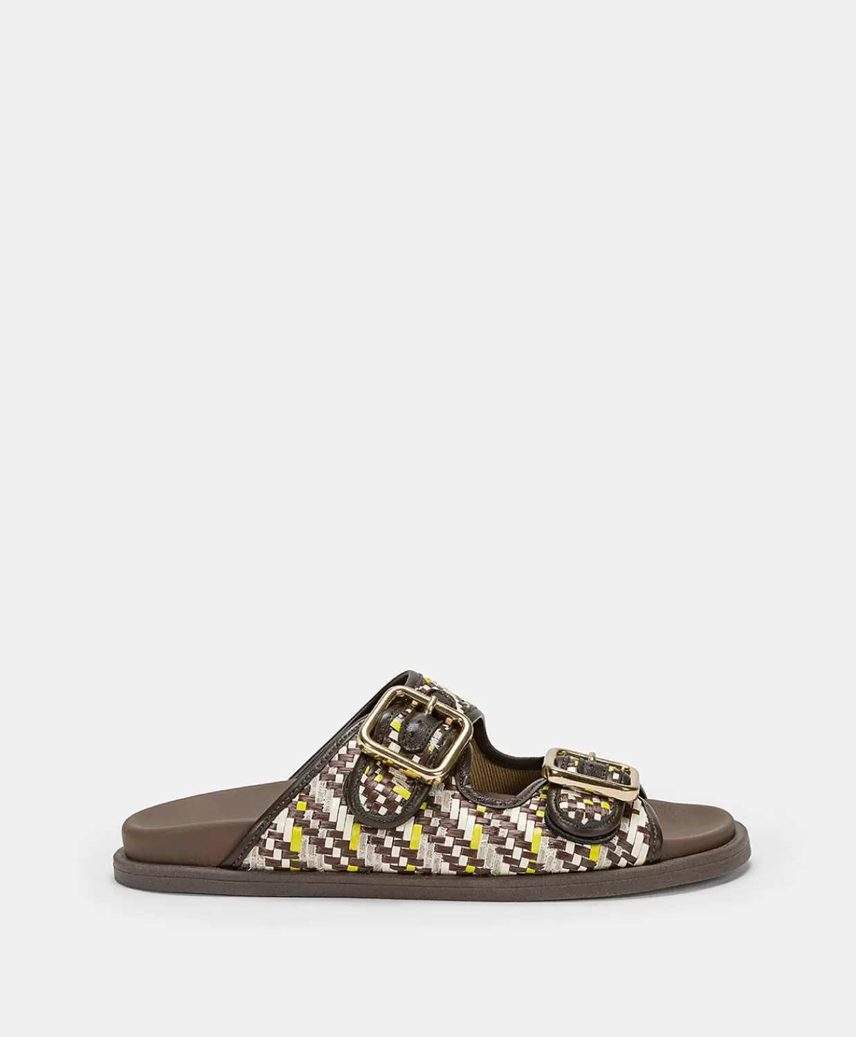 Scarpe>Momoni Sandali Chamorro Con Intreccio - Marrone / Multicolor
