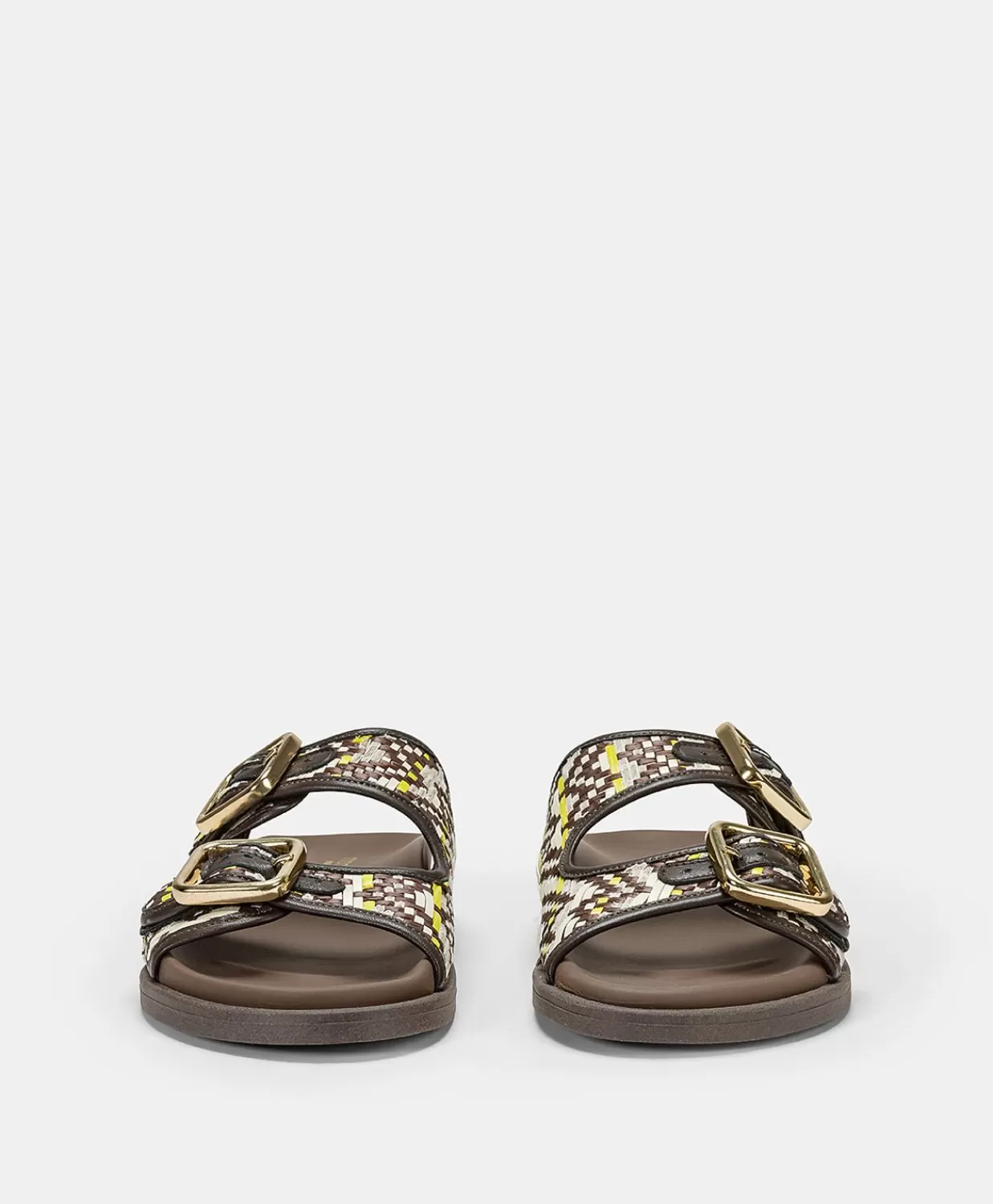 Scarpe>Momoni Sandali Chamorro Con Intreccio - Marrone / Multicolor