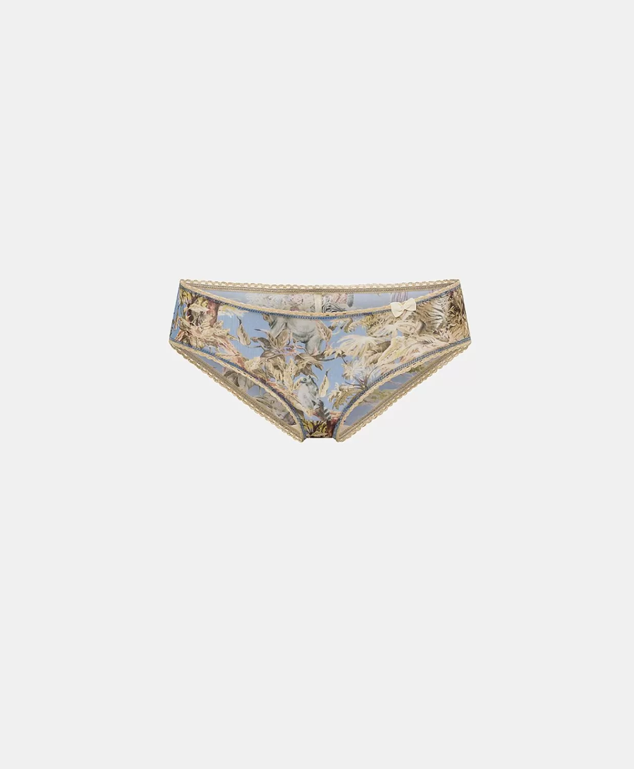 Slip>Momoni Slip Amaca In Nylon Stampato - Ceruleo Multicolor