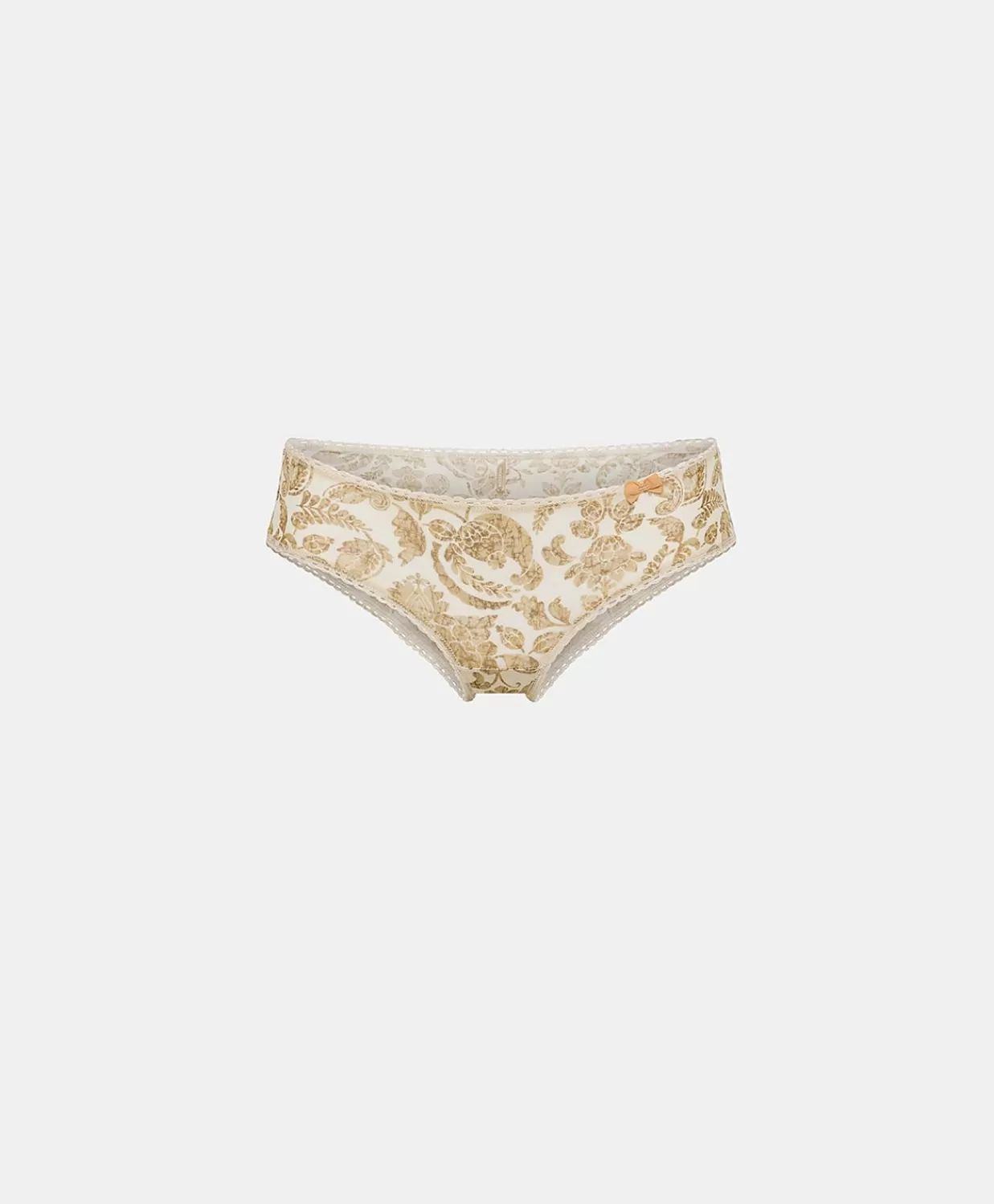 Slip>Momoni Slip Amaca In Nylon Stampato - Panna / Multicolor
