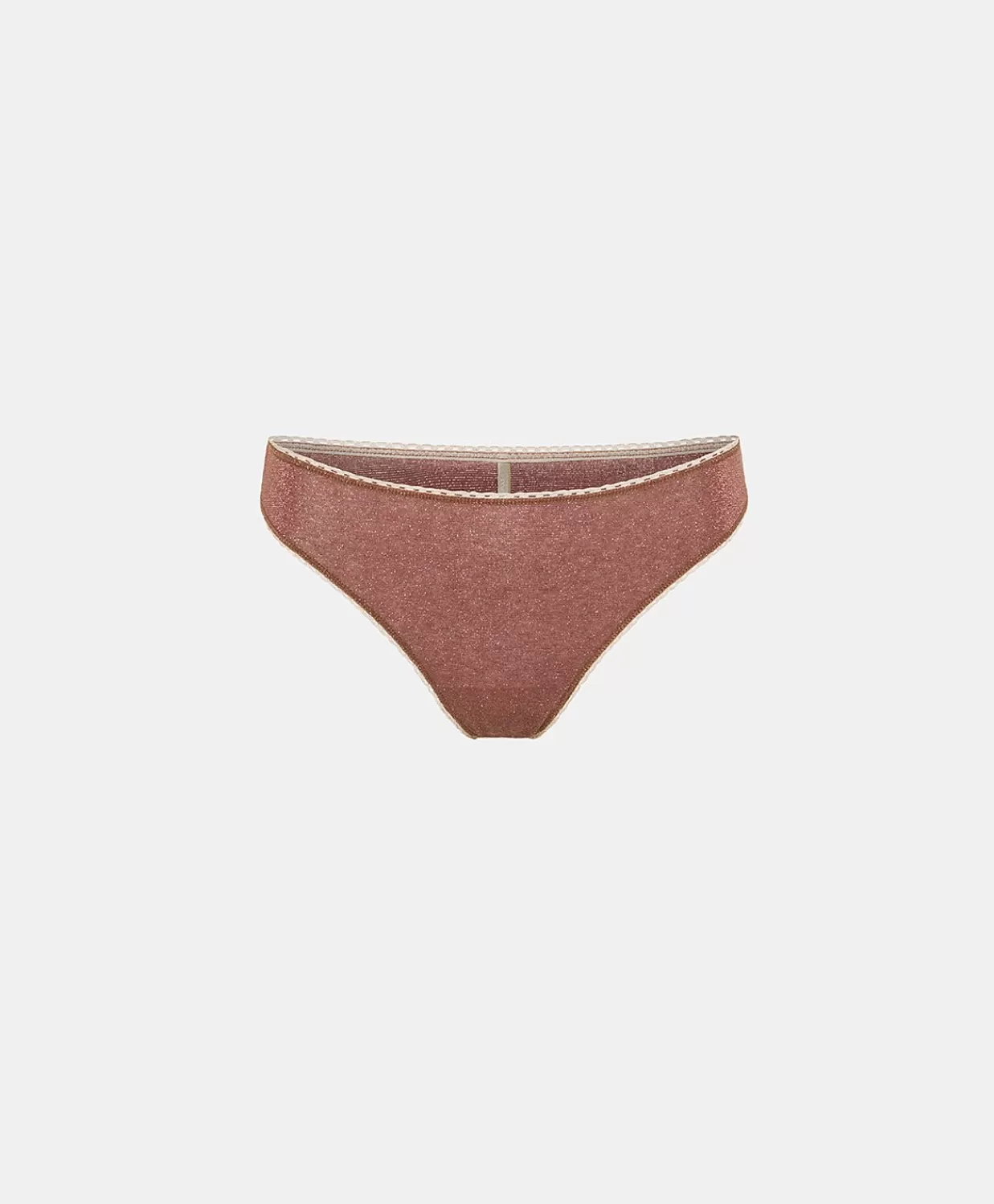 Slip>Momoni Slip Arca In Jersey Lurex - Terracotta