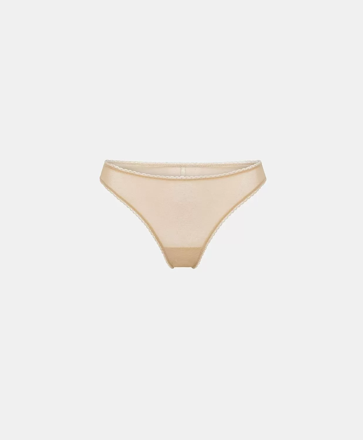 Slip>Momoni Slip Arca In Tulle - Carne