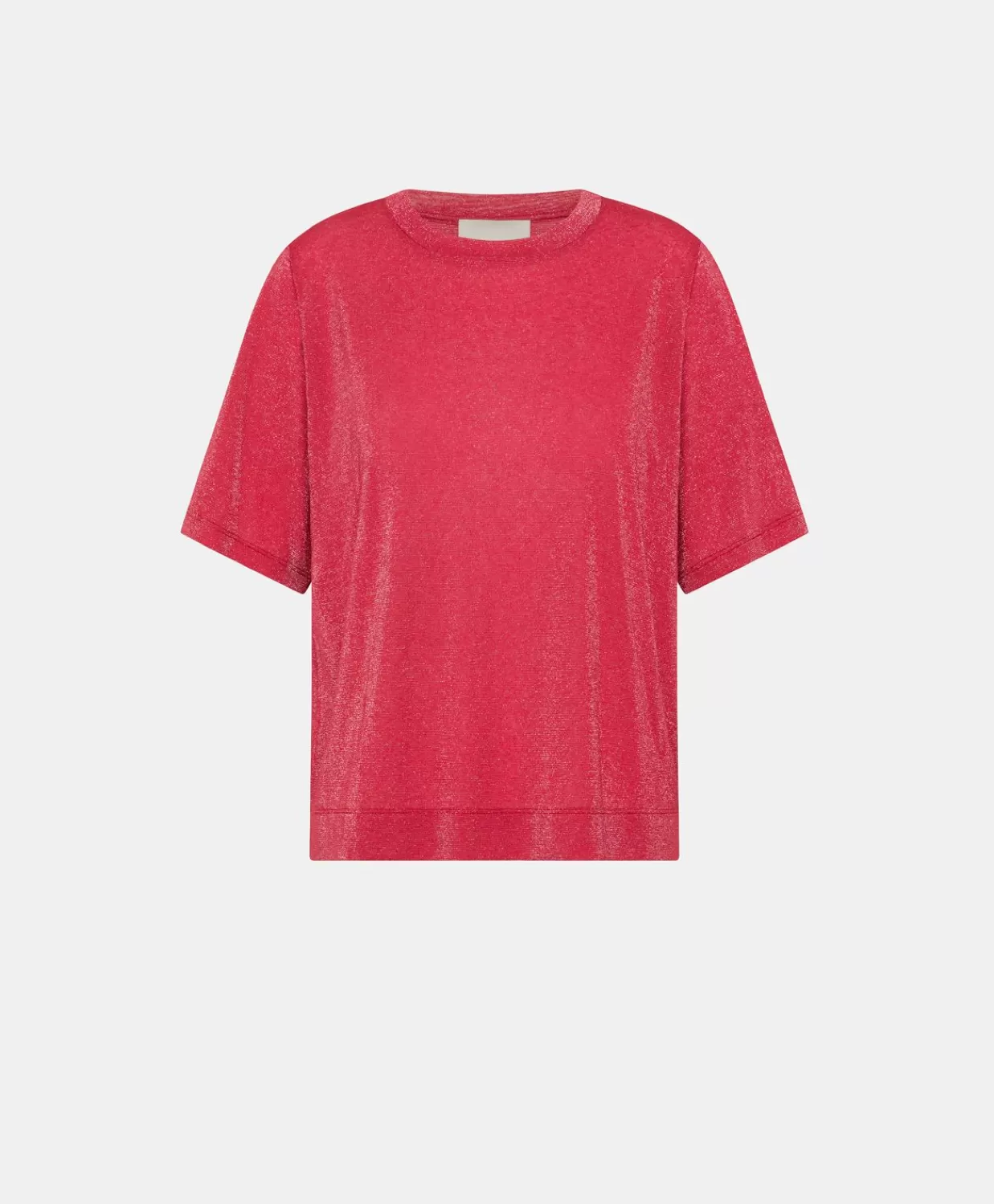 T-Shirts E Top>Momoni Thirt Iora In Jersey Lurex - Magenta